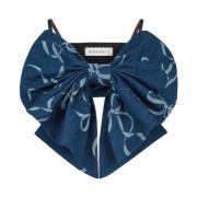 Denim Bow Bralette - Raw Denim