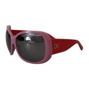 Stilfulde Oversized Solbriller Pink/Rød