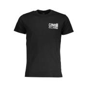 Sort Trykt Logo T-Shirt