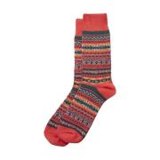 Fair Isle Jacquard Crew Socks