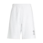 Bomuld Bermuda Shorts med Logo Print