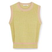 Stilfuld Unity Sweater Vest Lime Beige