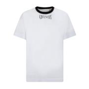 Logo Print Hvid T-shirt