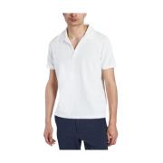 Ecru Terry Cloth Polo Shirt