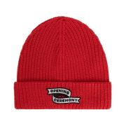 Beanie med logo