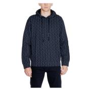 Pinstripe Langærmet Sweatshirt - Sort