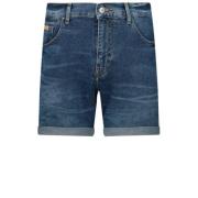 Blå Denim Shorts