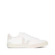 Hvide Beige Sneakers Pebble Tekstur