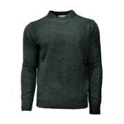 Kashmir Rund Hals Sweater Grøn