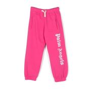 Børn Fuchsia Joggers med Logo Print