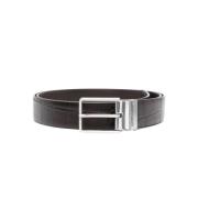 Navy Brown Mens Belt