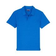 Herre Linned Jersey Polo Skjorte