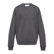 Sweatshirt med logo