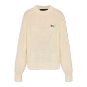 Sweater med logo