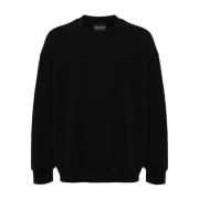 Stilfuld Sweatshirt i Sort AW24