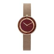 Rose Gold Bangle Watch