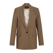 Klassisk Blazer Shitake Melange