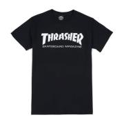 Skatemag Tee Herre T-shirt Sort/Hvid