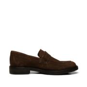 Stanley Suede Loafer - Mørkebrun