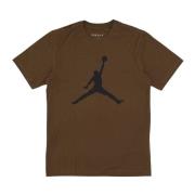 Jumpman Crew T-Shirt Lyse Oliven/Sort