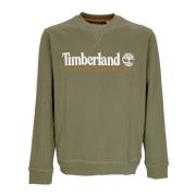 Broderet Crew Neck Sweatshirt Earth