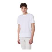 Kontrast Trim Bomuld T-Shirt