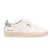 Hvide flade sneakers