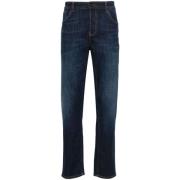 Blå Slim Fit Denim Jeans