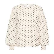 Polka Dot Bluse Top