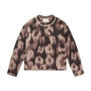 Brun All-Over Print Sweater