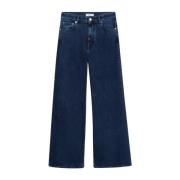 Højtaljede denim jeans