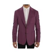 Lilla Cashmere Slim Fit Blazer Jakke