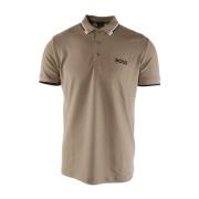 Herre Brun Polo Skjorte Regular Fit