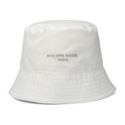 Rød Rose Nylon Læder Bucket Hat