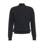 Merino Strik Høj Krave Sweater