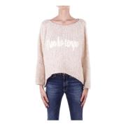 Broderet Sweater Creme