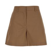 Beige Bomuld Shorts