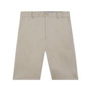 Mænds Regular Straight Sateen Stretch Shorts