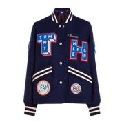 Dame Uld Varsity Jakke