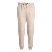 Jogging Wool Trousers with Embroidery