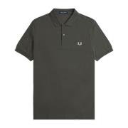 Slim Fit Plain Polo Field Green