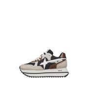 Sorte Sneakers Stilfulde Behagelige Moderne