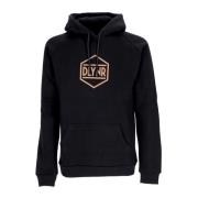 Sort Logo Hoodie med Kængurulomme