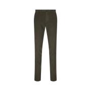 Grøn Corduroy Slim Fit Bukser