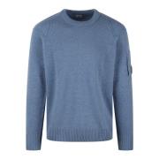 Lambswool Crew Neck Strik Sweater