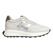 Retro Run Pelle Panna Sneakers