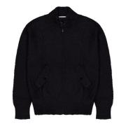 Mohair Bomberjakke Harrington Stil