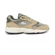 Vintage Suede Trainers i Khaki