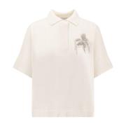 Kashmir Polo Shirt med Monili Detalje