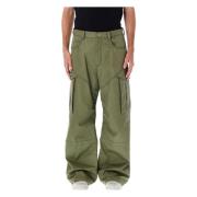 Army Green Cargo Bukser AW24